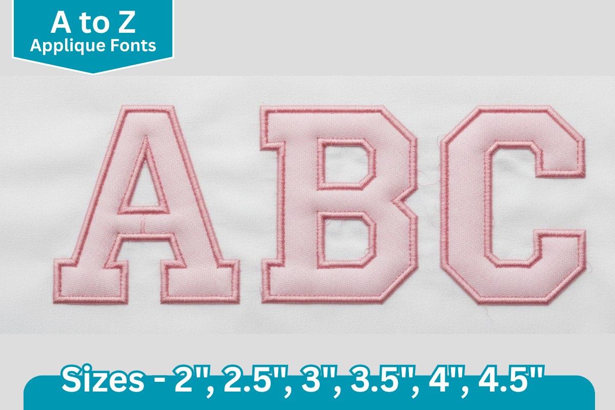 Classic Varsity Applique Font · Creative Fabrica